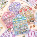 Kawaii Capybara DIY Sticker Set