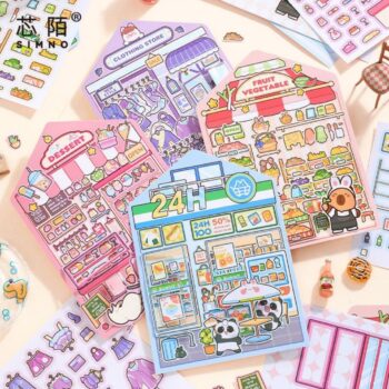 CAPYBARA DIY Convenience Store Themed Sticker Pack