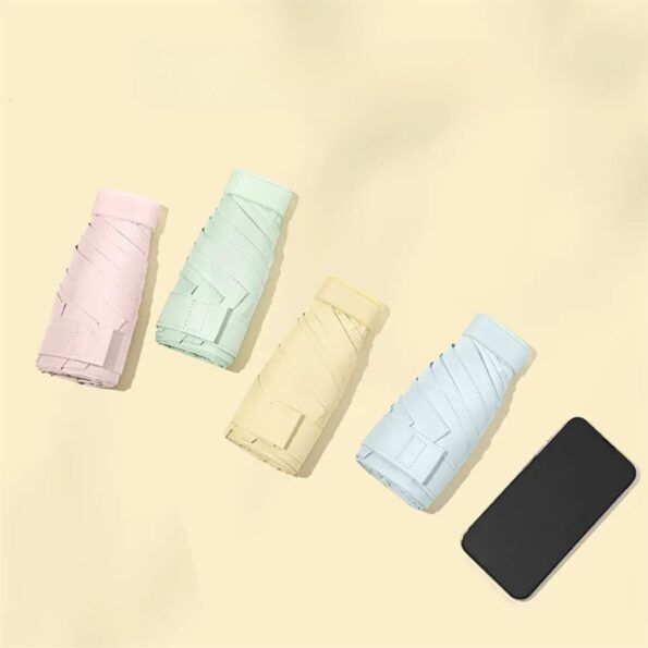 Pastel UV Protected Pocket Umbrella