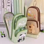 Cute Panda Style Large Capacity Zipper Pencil Bag