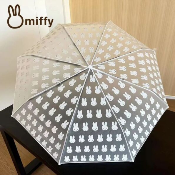 Bunny Frosted Transparent Umbrella