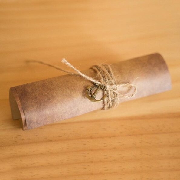 Vintage Kraft Paper Envelope Set with Letter Paper & Rope – New Arrival