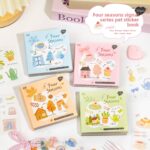 20 Sheets Four Seasons Signal PET Decorative Sticker Pack