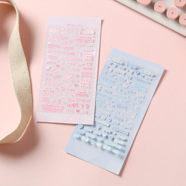 Cute Cartoon Goo Card Stickers for DIY Journals & Decoration