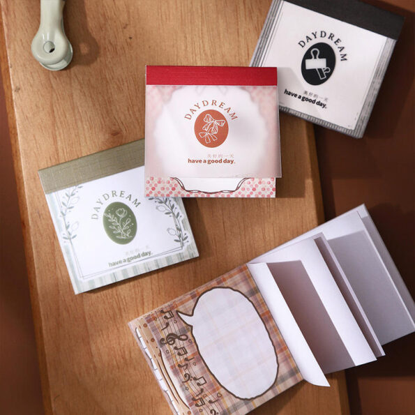30 Sheets Daydream Series Vintage Sticky Notes for Bullet Journals