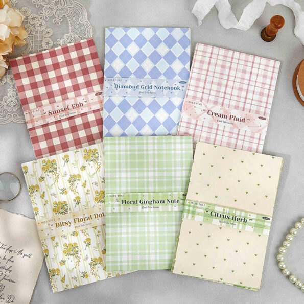 30 Sheets Checkered Tales Vintage Decorative Paper Pack