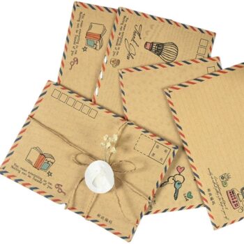 8PCS Classic Kraft Paper Mailable Envelope Set