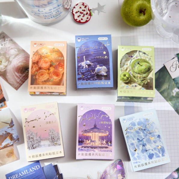 60 Sheets Moment of Romance MINI Sticker Book for Planners