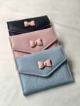 Bow-Themed Trifold Wallet