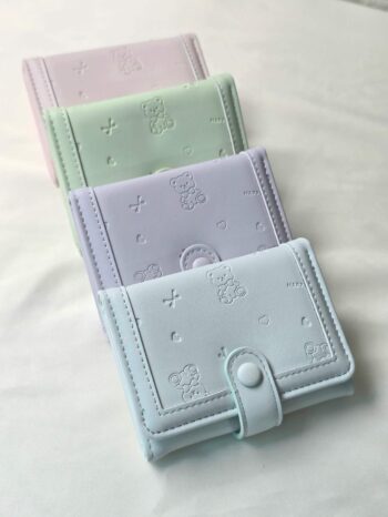 Teddy-Themed Trifold Wallet