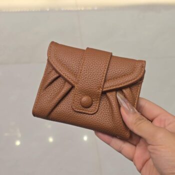 Classy PU Leather Bifold Wallet with Magnetic Snap (Wallet- 084 Brick)