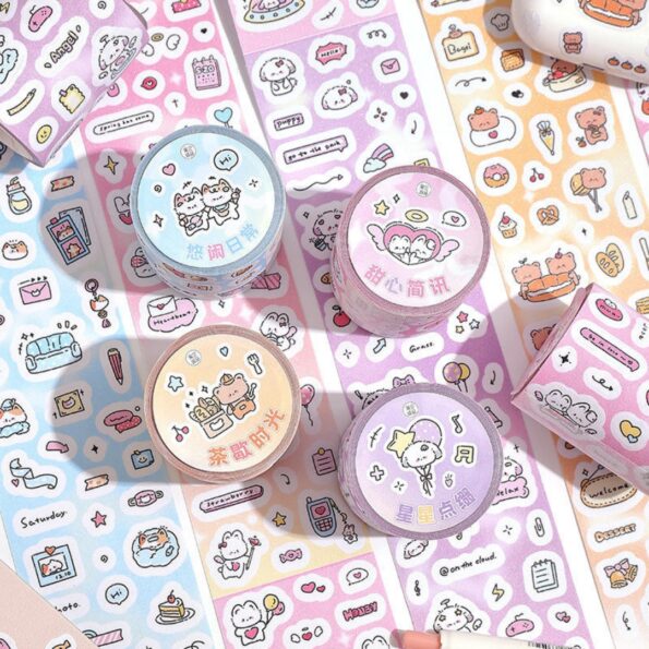 Kawaii Pre-Cut Sticker Tape